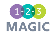 Logo of 1-2-3 Magic